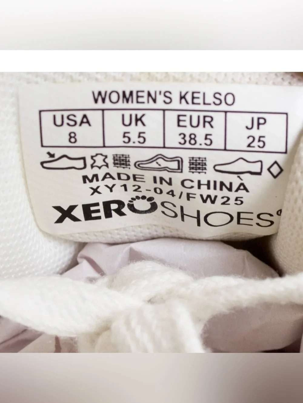 Xero Kelso Women US 8 Gray White Blue Barefoot Minimalist Gum Soles Casual Shoes - Picture 9 of 11